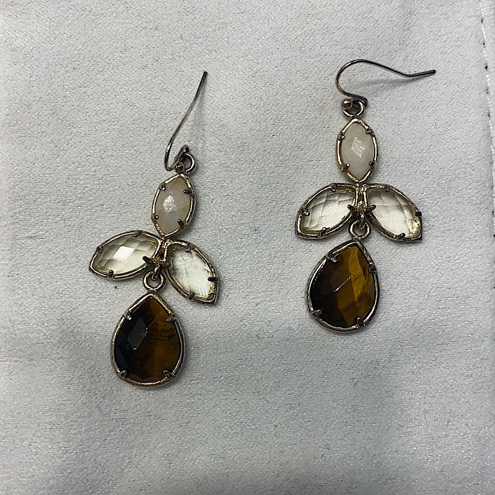 Vintage Kendra Scott Tri-Colored drop earrings